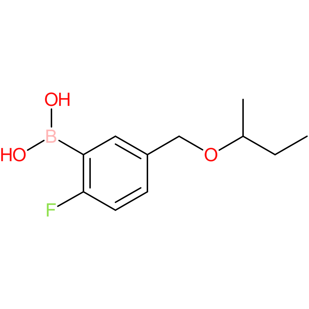 (5-[(butan-2-yloxy)methyl]-2-fluorophenyl)boronic acid