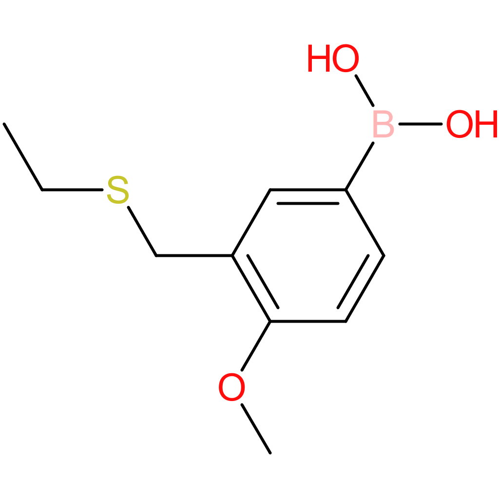 (3-[(ethylsulfanyl)methyl]-4-methoxyphenyl)boronic acid
