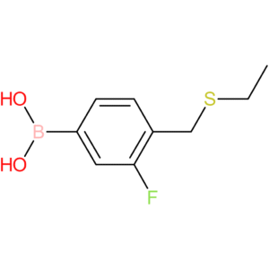 (4-[(ethylsulfanyl)methyl]-3-fluorophenyl)boronic acid