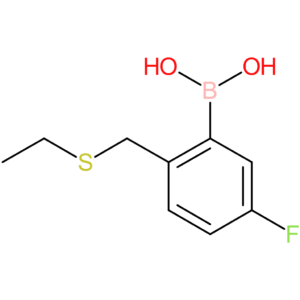 (2-[(ethylsulfanyl)methyl]-5-fluorophenyl)boronic acid