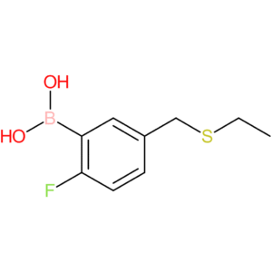 (5-[(ethylsulfanyl)methyl]-2-fluorophenyl)boronic acid