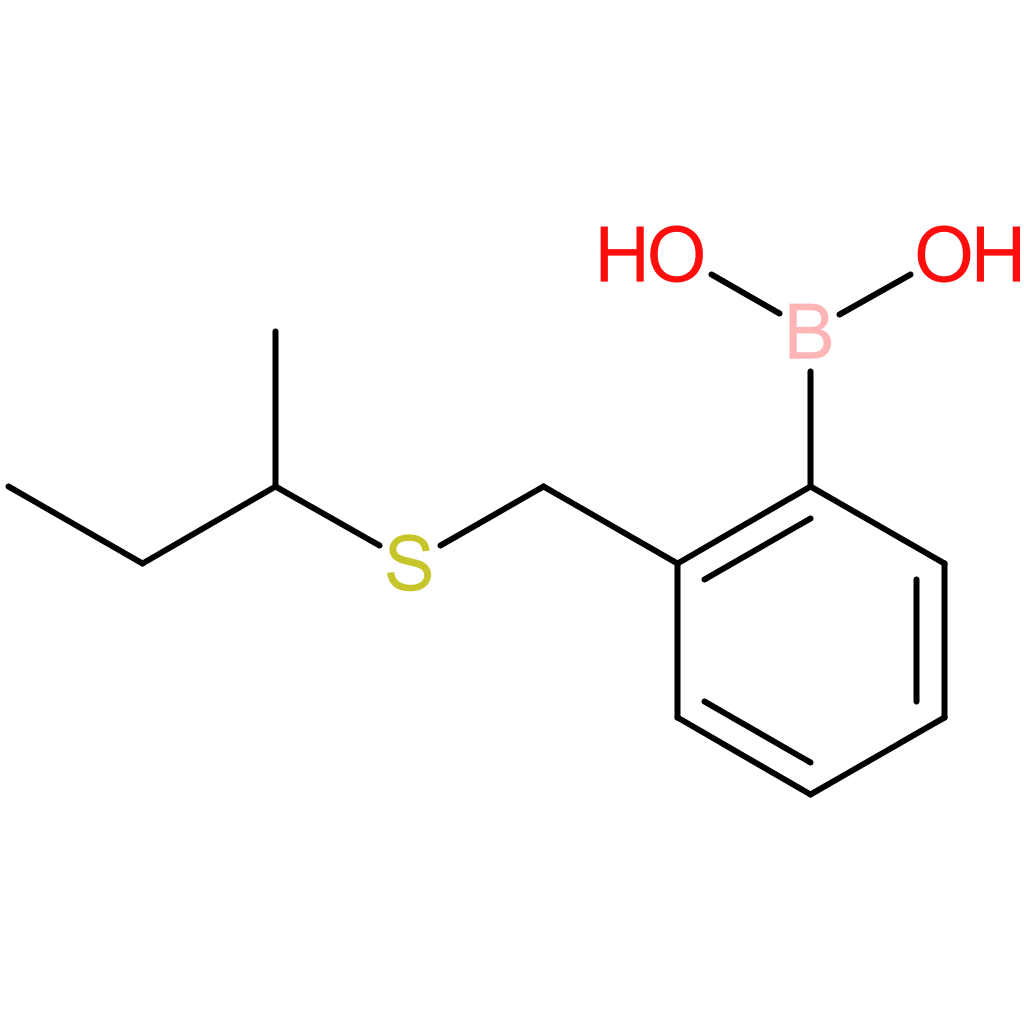 (2-[(butan-2-ylsulfanyl)methyl]phenyl)boronic acid