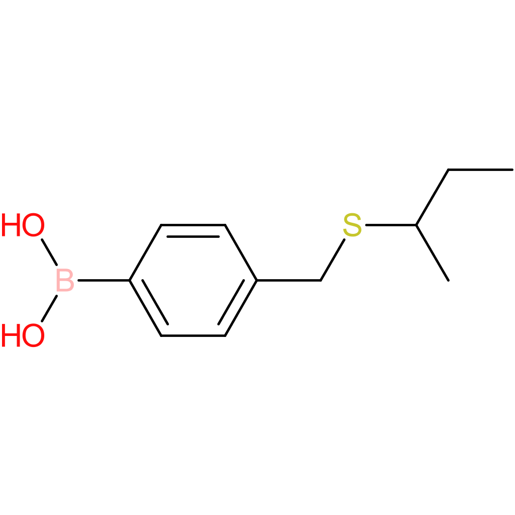 (4-[(butan-2-ylsulfanyl)methyl]phenyl)boronic acid