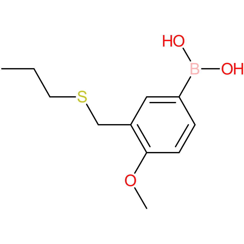 (4-methoxy-3-[(propylsulfanyl)methyl]phenyl)boronic acid