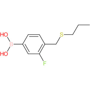 (3-fluoro-4-[(propylsulfanyl)methyl]phenyl)boronic acid