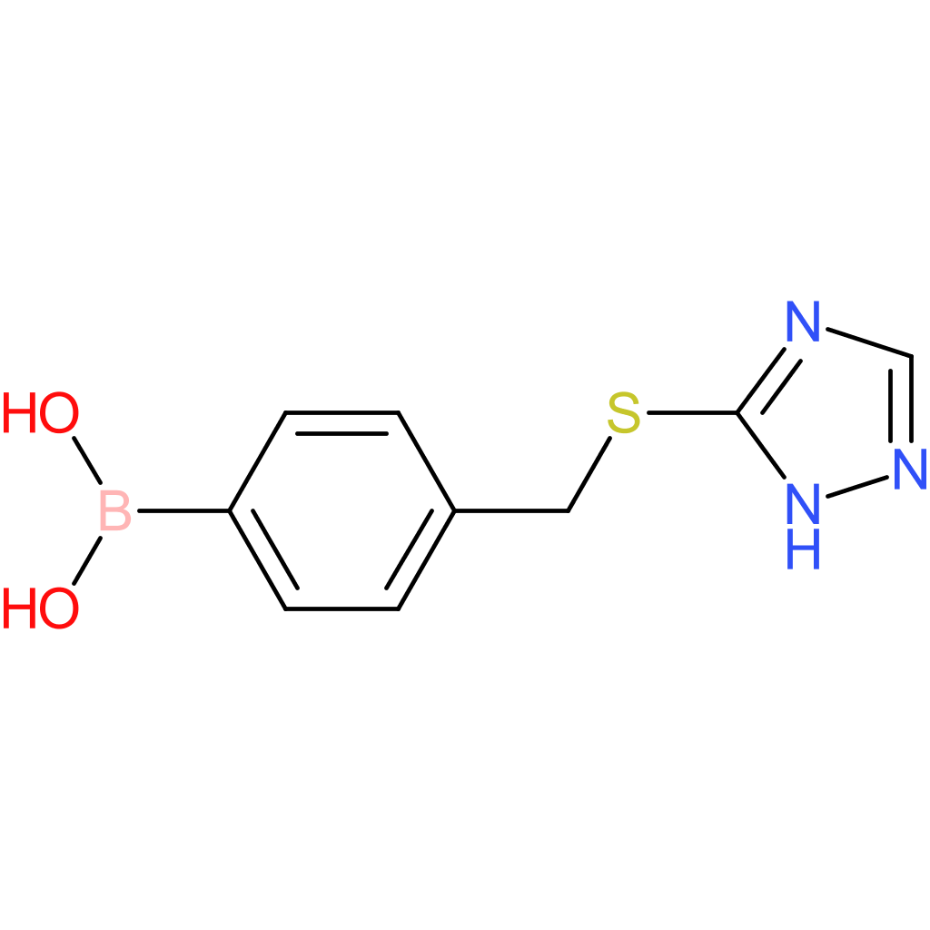 (4-[(1h-1,2,4-triazol-5-ylsulfanyl)methyl]phenyl)boronic acid