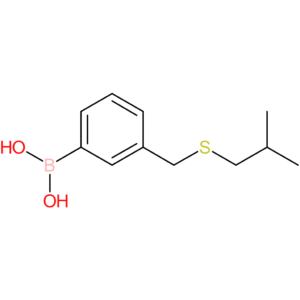 (3-([(2-methylpropyl)sulfanyl]methyl)phenyl)boronic acid