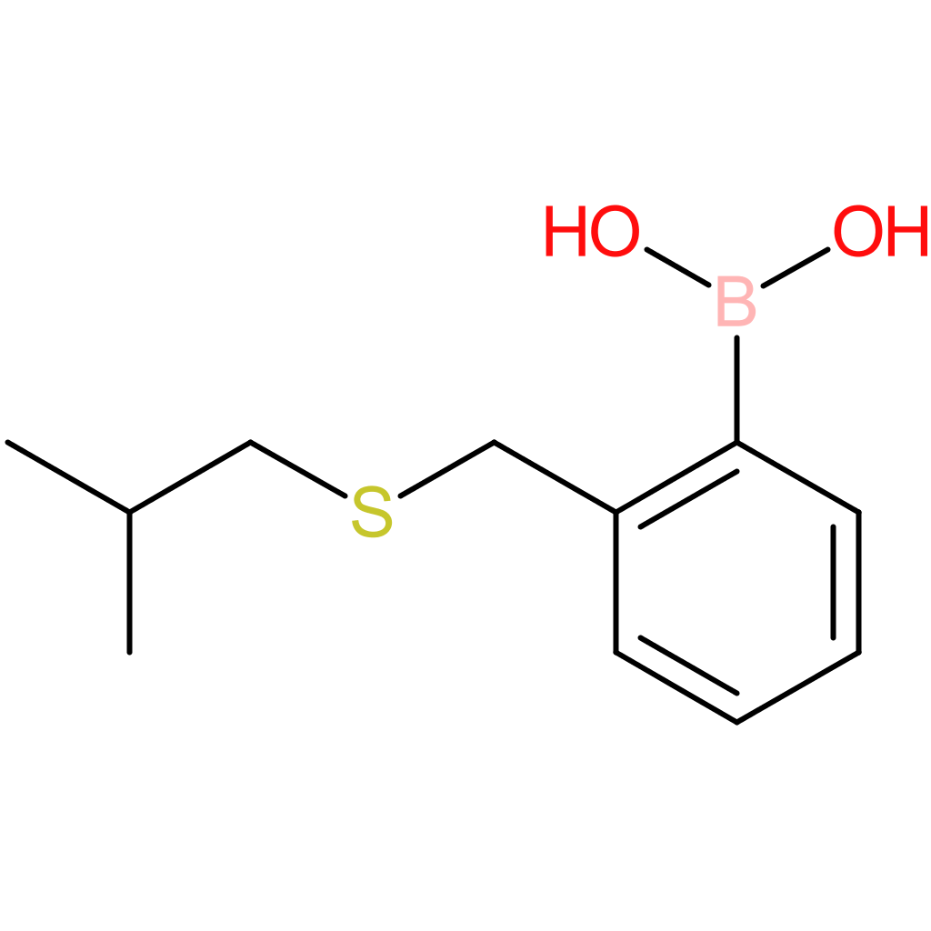 (2-([(2-methylpropyl)sulfanyl]methyl)phenyl)boronic acid