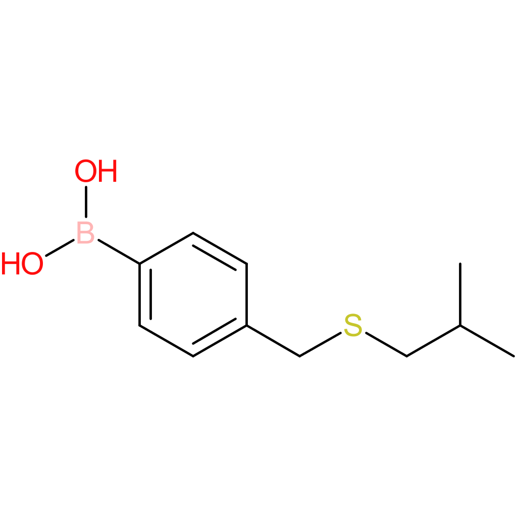 (4-([(2-methylpropyl)sulfanyl]methyl)phenyl)boronic acid