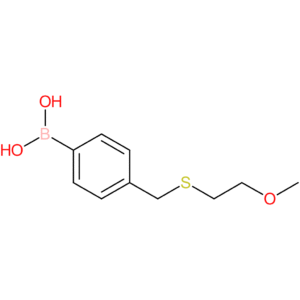 (4-([(2-methoxyethyl)sulfanyl]methyl)phenyl)boronic acid