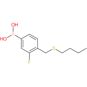 (4-[(butylsulfanyl)methyl]-3-fluorophenyl)boronic acid