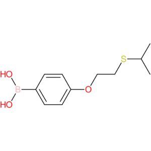 (4-[2-(propan-2-ylsulfanyl)ethoxy]phenyl)boronic acid
