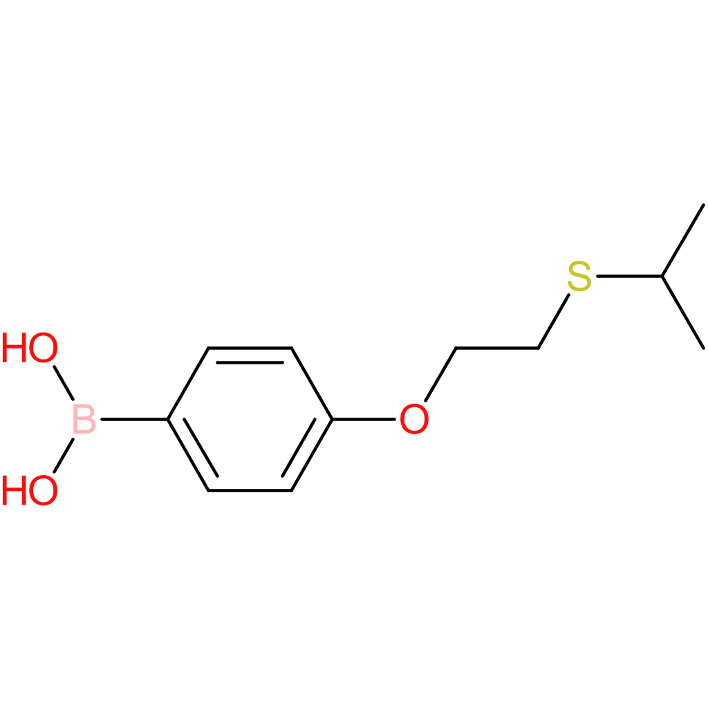 (4-[2-(propan-2-ylsulfanyl)ethoxy]phenyl)boronic acid