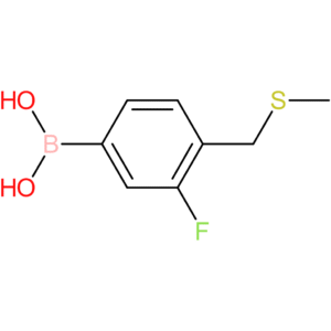(3-fluoro-4-[(methylsulfanyl)methyl]phenyl)boronic acid