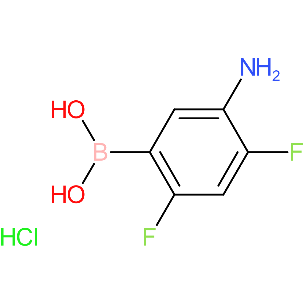 5-amino-2,4-difluorophenylboronic acid, hcl