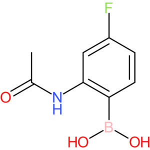 (2-acetamido-4-fluorophenyl)boronic acid