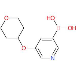 5-(tetrahydro-2h-pyran-4-yloxy)pyridin-3-ylboronic acid