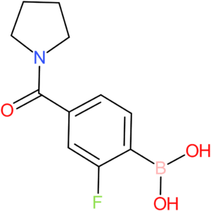2-fluoro-4-(1-pyrrolidinylcarbonyl)benzeneboronic acid