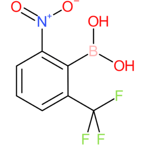 (2-nitro-6-(trifluoromethyl)phenyl)boronic acid