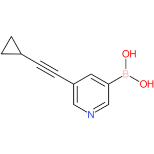 (5-(cyclopropylethynyl)pyridin-3-yl)boronic acid
