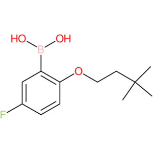 [2-(3,3-dimethylbutoxy)-5-fluorophenyl]boronic acid
