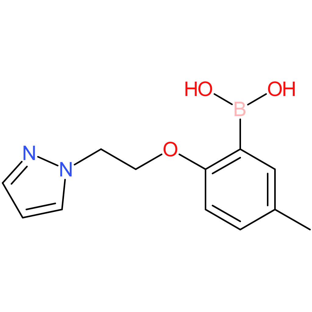 (5-methyl-2-[2-(1h-pyrazol-1-yl)ethoxy]phenyl)boronic acid