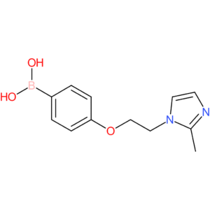 (4-[2-(2-methyl-1h-imidazol-1-yl)ethoxy]phenyl)boronic acid