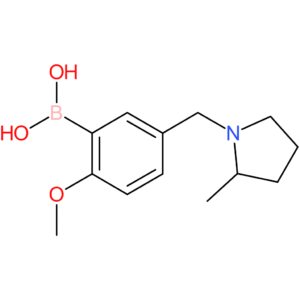 (2-methoxy-5-[(2-methylpyrrolidin-1-yl)methyl]phenyl)boronic acid