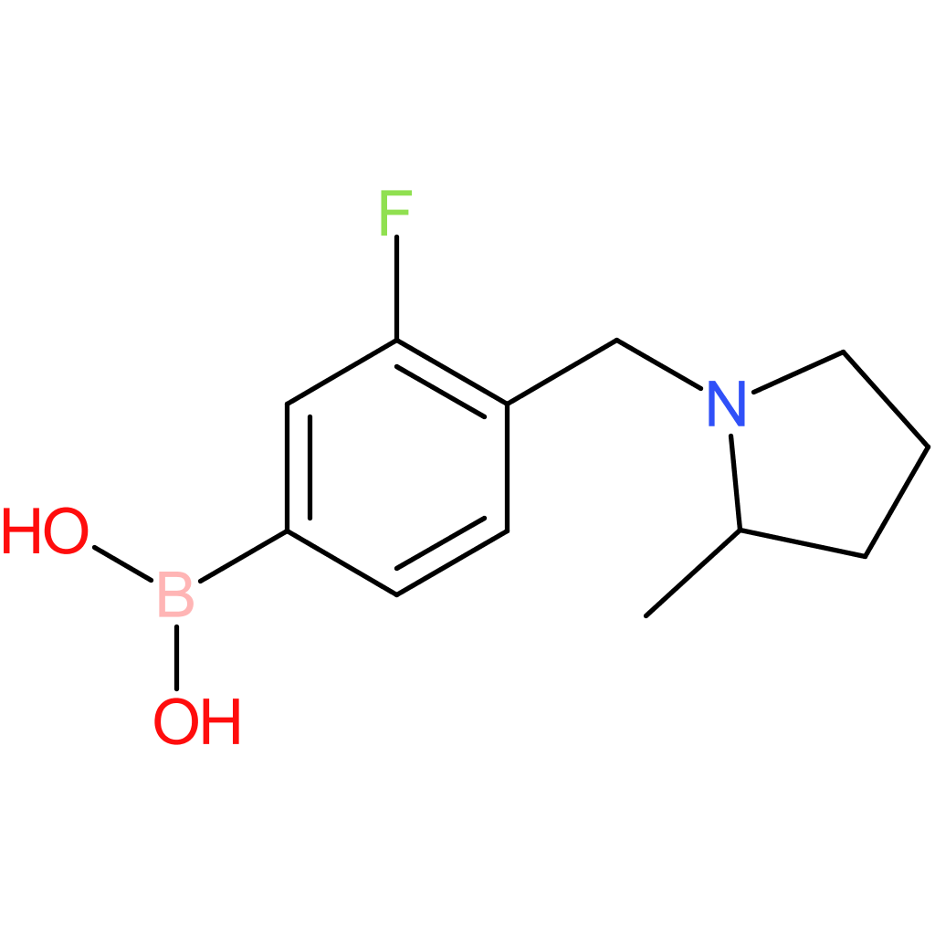 (3-fluoro-4-[(2-methylpyrrolidin-1-yl)methyl]phenyl)boronic acid