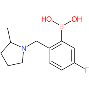 (5-fluoro-2-[(2-methylpyrrolidin-1-yl)methyl]phenyl)boronic acid