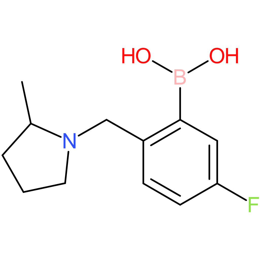 (5-fluoro-2-[(2-methylpyrrolidin-1-yl)methyl]phenyl)boronic acid