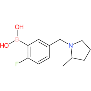 (2-fluoro-5-[(2-methylpyrrolidin-1-yl)methyl]phenyl)boronic acid