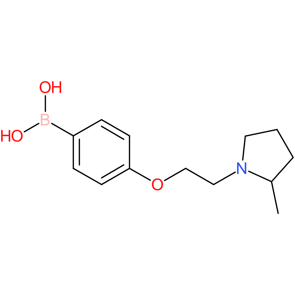 (4-[2-(2-methylpyrrolidin-1-yl)ethoxy]phenyl)boronic acid