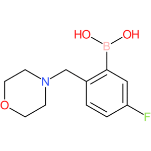 (5-fluoro-2-(morpholinomethyl)phenyl)boronic acid