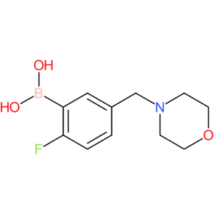 (2-fluoro-5-(morpholinomethyl)phenyl)boronic acid