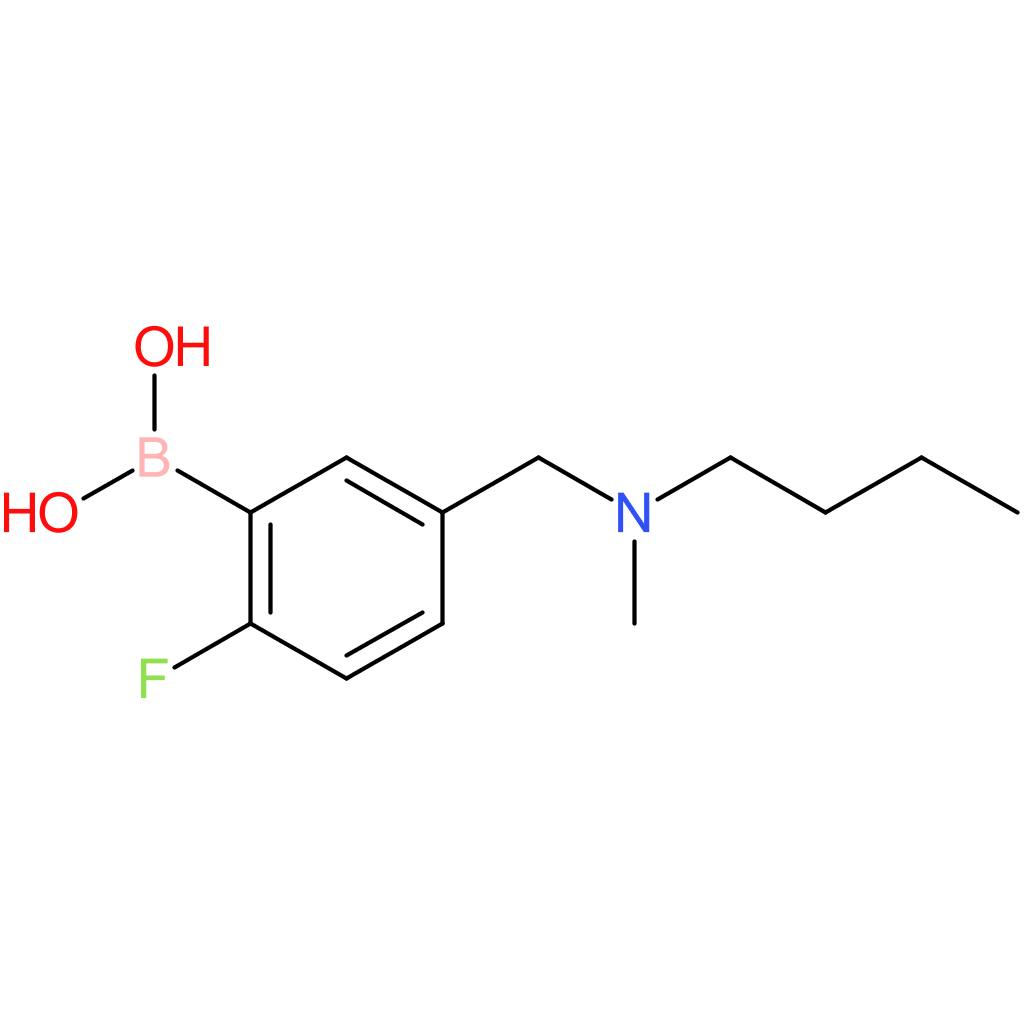 (5-([butyl(methyl)amino]methyl)-2-fluorophenyl)boronic acid