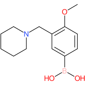[4-methoxy-3-(piperidin-1-ylmethyl)phenyl]boronic acid