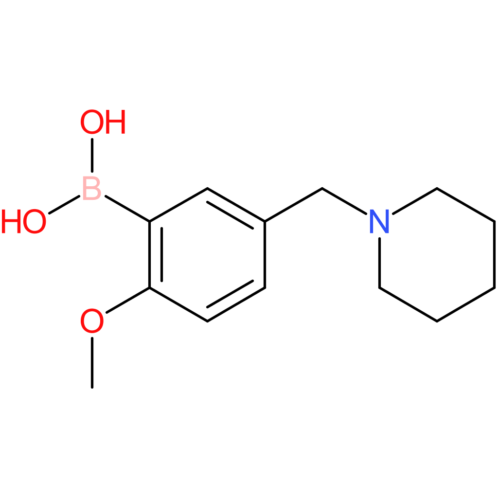 [2-methoxy-5-(piperidin-1-ylmethyl)phenyl]boronic acid