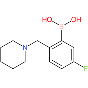 [5-fluoro-2-(piperidin-1-ylmethyl)phenyl]boronic acid