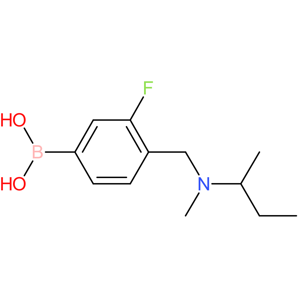 (4-([(butan-2-yl)(methyl)amino]methyl)-3-fluorophenyl)boronic acid