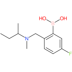 (2-([(butan-2-yl)(methyl)amino]methyl)-5-fluorophenyl)boronic acid