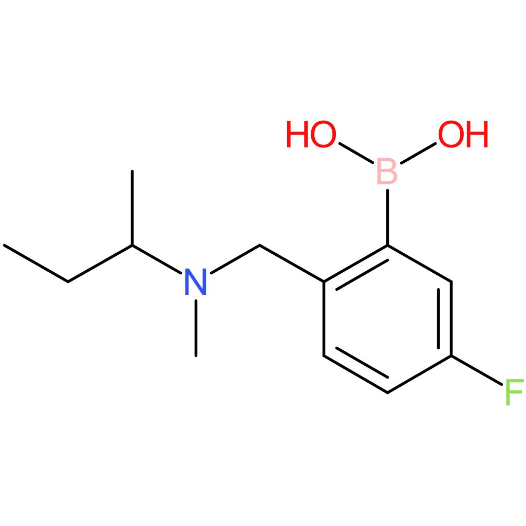 (2-([(butan-2-yl)(methyl)amino]methyl)-5-fluorophenyl)boronic acid