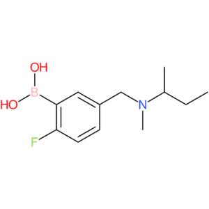 (5-([(butan-2-yl)(methyl)amino]methyl)-2-fluorophenyl)boronic acid