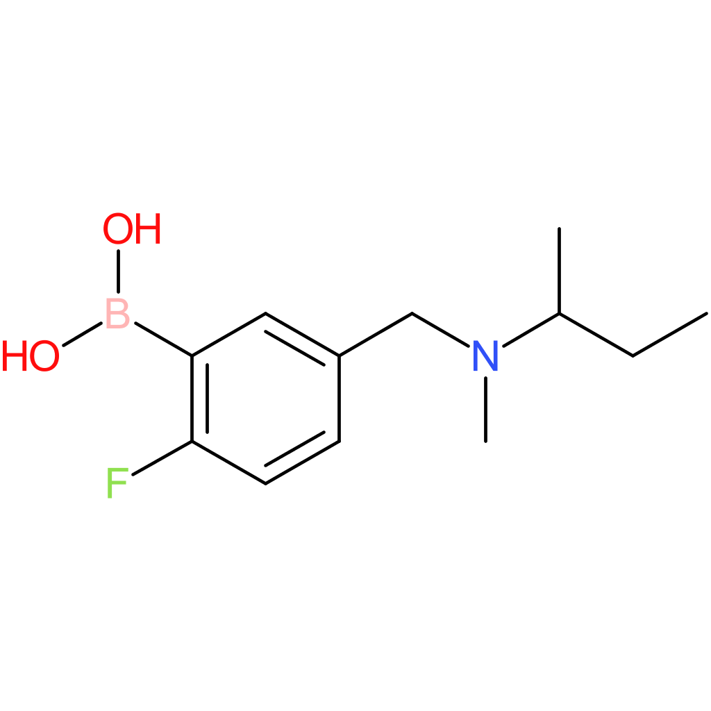 (5-([(butan-2-yl)(methyl)amino]methyl)-2-fluorophenyl)boronic acid