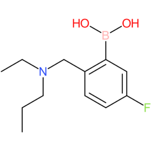 (2-([ethyl(propyl)amino]methyl)-5-fluorophenyl)boronic acid