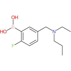 (5-([ethyl(propyl)amino]methyl)-2-fluorophenyl)boronic acid