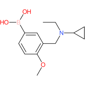 (3-([cyclopropyl(ethyl)amino]methyl)-4-methoxyphenyl)boronic acid