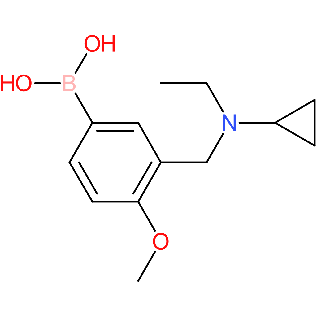 (3-([cyclopropyl(ethyl)amino]methyl)-4-methoxyphenyl)boronic acid