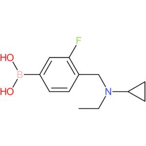 (4-([cyclopropyl(ethyl)amino]methyl)-3-fluorophenyl)boronic acid