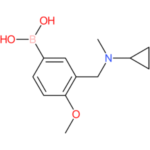 (3-([cyclopropyl(methyl)amino]methyl)-4-methoxyphenyl)boronic acid